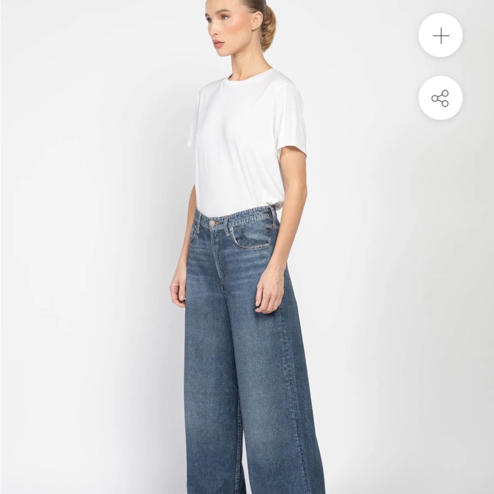 Rag and Bone MIRAMAR SOFIE DENIM EFFECT PANTS